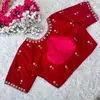 Khatli 1 By Ruhi Velvet Hand Work Wedding Wear Blouse Wholesale Price In Surat